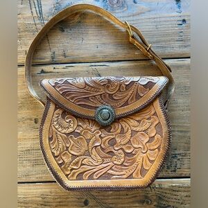 Hand crafted leather purse
